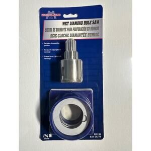 Marshalltown Wet Diamond Hole Saw DS138 1-3/8" Core Bit Tile Cutting Tool New